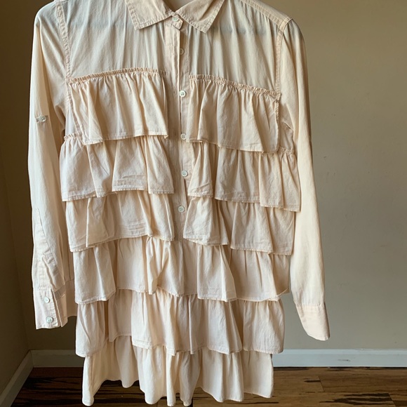 J. Crew Ruffled Cotton Tunic - Picture 2 of 8